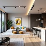 Idées déco modernes pour un appartement neuf de 60m²