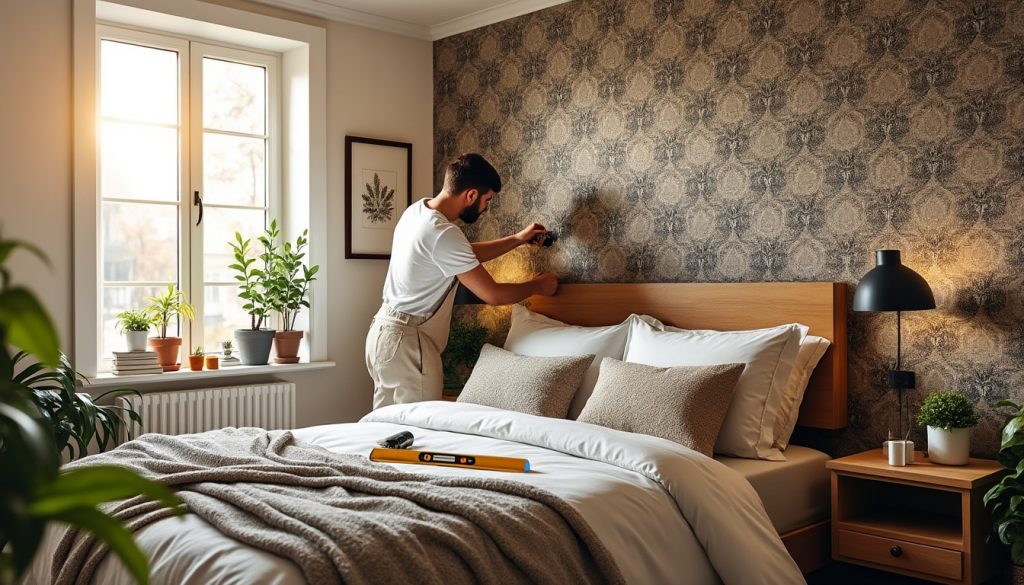 découvrez nos conseils et astuces pratiques pour installer un papier peint trompe-l’œil en tête de lit et transformer votre chambre facilement avec une décoration originale et réaliste.