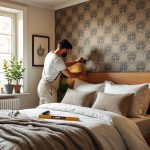 Installer un papier peint trompe-l’œil pour tête de lit : conseils et astuces pratiques