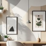 Décoration murale sans perçage pour appartement neuf