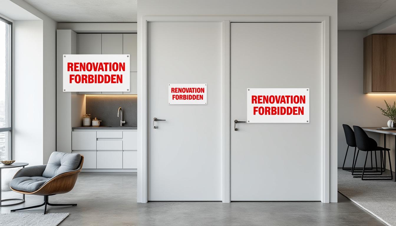 découvrez quels travaux sont strictement interdits lors de l'achat d'un logement en vefa (vente en l'état futur d'achèvement) et protégez votre investissement en respectant la réglementation en vigueur.