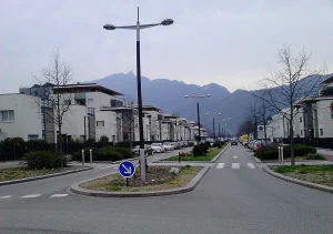 Résidence de logements neufs en bord de lac